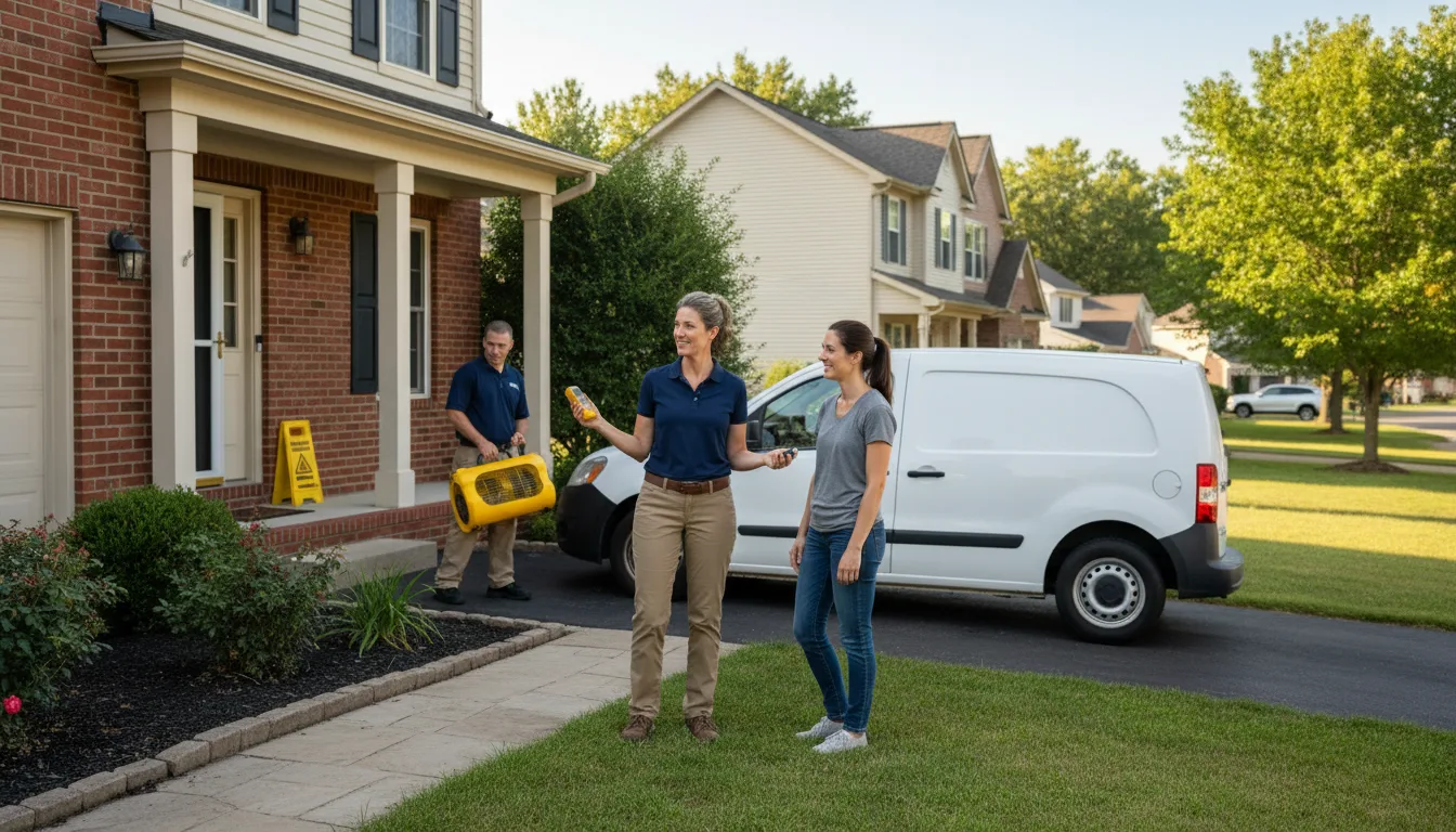 Residential water damage restoration in Pixley, CA
